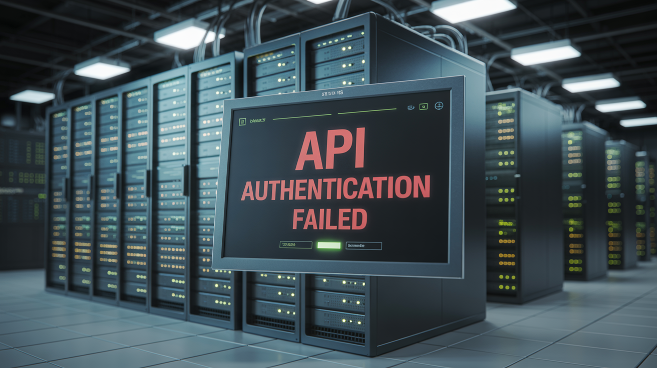 API authentication failed